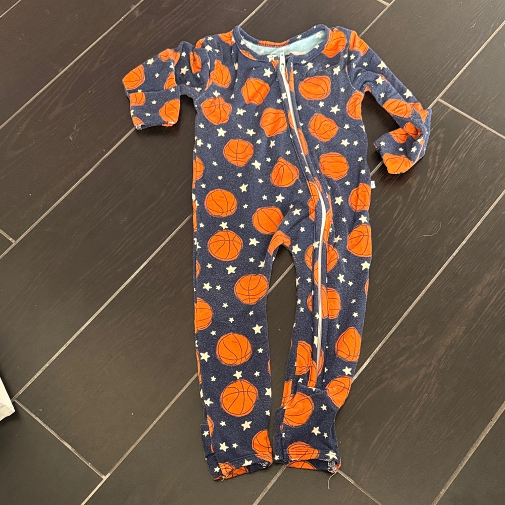 SweetHoney Kids One Piece - Navy and Orange
